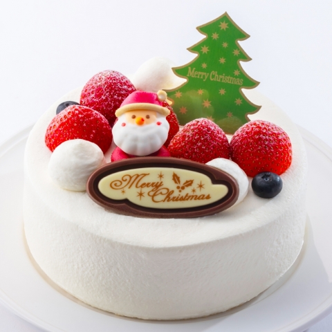 【クリスマスケーキ】苺デコレーション