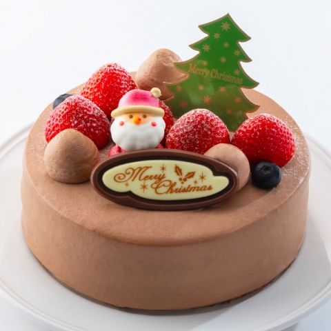 【クリスマスケーキ】チョコクリームデコレーション