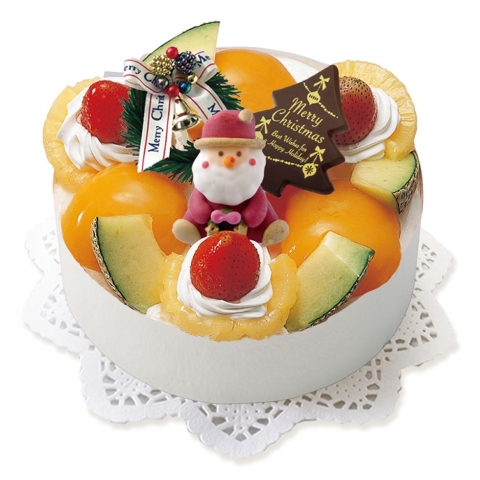 【クリスマスケーキ】フルーツデコレーション