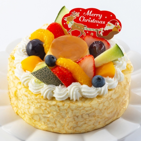 【SPECIAL・クリスマスケーキ】クレーププリンアラモード