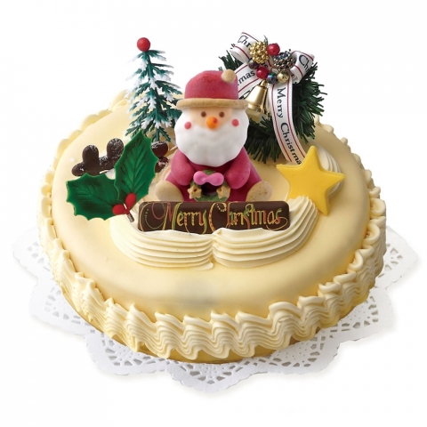 【クリスマスケーキ】フレッシュバターデコレーション